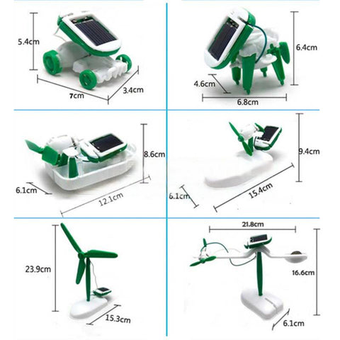 DIY 6-in-1 Solar Robot Kit