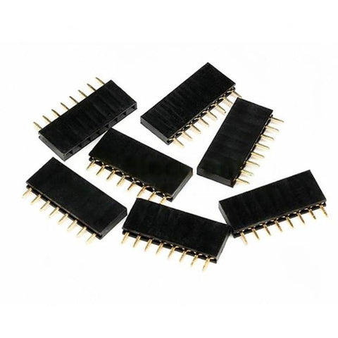 1x6p/8p 2.54mm Single Row Female Seat