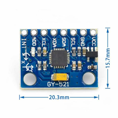 GY-521 MPU-6050 3-Axis Analog Gyro + 3-Axis Accelerometer Module