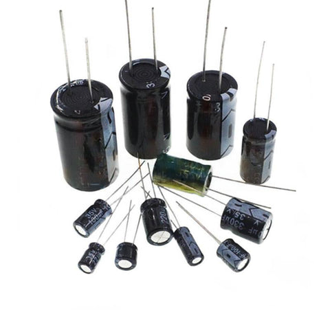 35V 22/47/100/220/330/470/680/1000/2200-4700µF DIP Aluminum Electrolytic Capacitor