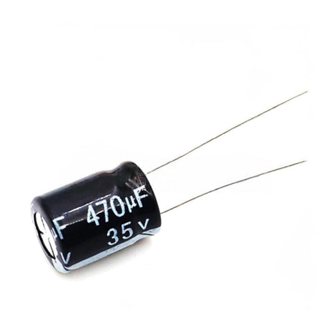 35V 22/47/100/220/330/470/680/1000/2200-4700µF DIP Aluminum Electrolytic Capacitor
