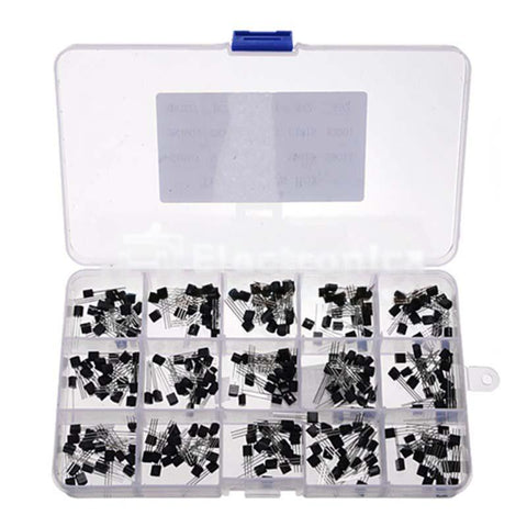 300pcs 15 Values TO-92 Transistor Kit