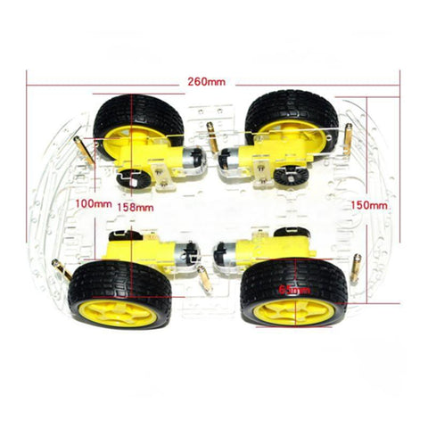 4WD Smart Robot Car Chassis Kit