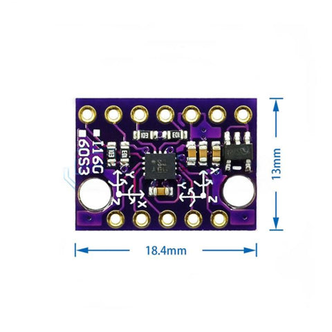 GY-BMI160 6DOF Angular Velocity Gyroscope Sensor I2C SPI