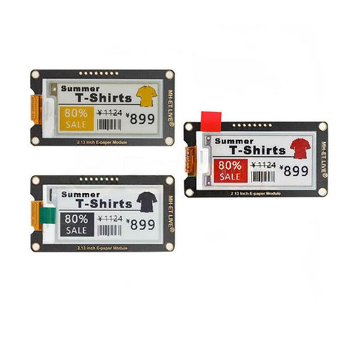 1.54/2.13/2.9 Inch E-Paper Flexible Ink Screen LCD Module