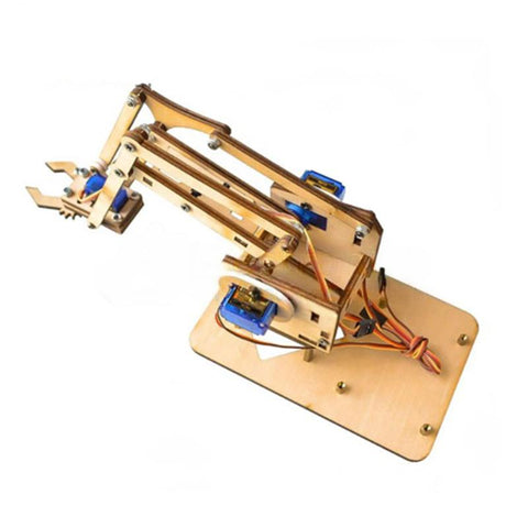 4 DOF Wooden Robot Arm Kit