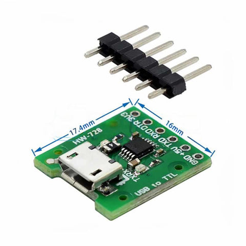 CH340E CH340N MSOP10 USB to TTL Module