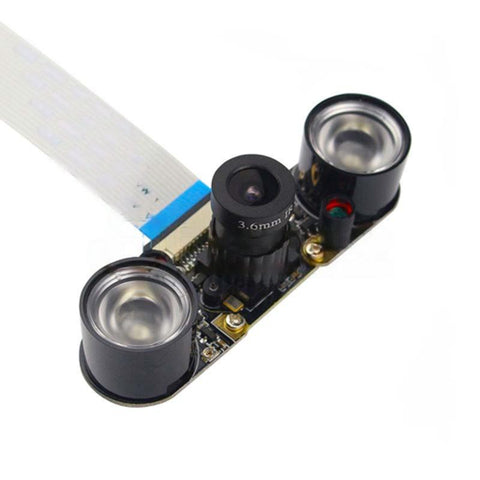 Raspberry Pi 4B/3B+ Zero/WH 130 Degree Infrared Night Vision Camera Kit