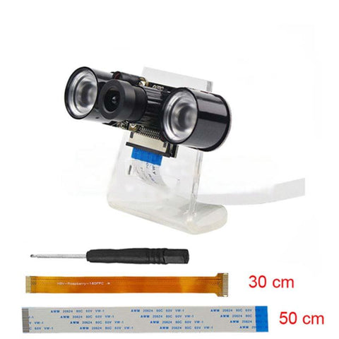 Raspberry Pi 4B/3B+ Zero/WH 130 Degree Infrared Night Vision Camera Kit