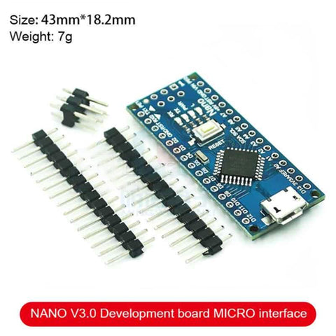 Nano V3.0 ATmega328P Development Board, No Welding, Without Cable