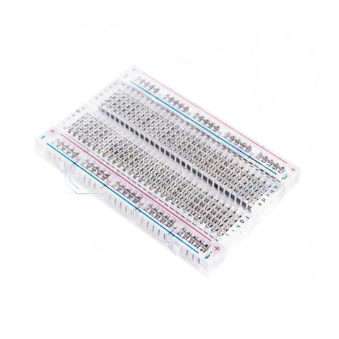 83 x 55 mm 400 Holes Transparent Breadboard