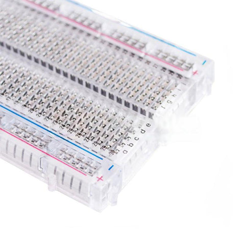 83 x 55 mm 400 Holes Transparent Breadboard