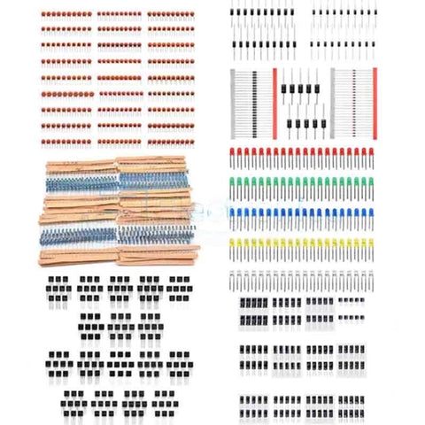 1390 Pcs Electronic Component Kit