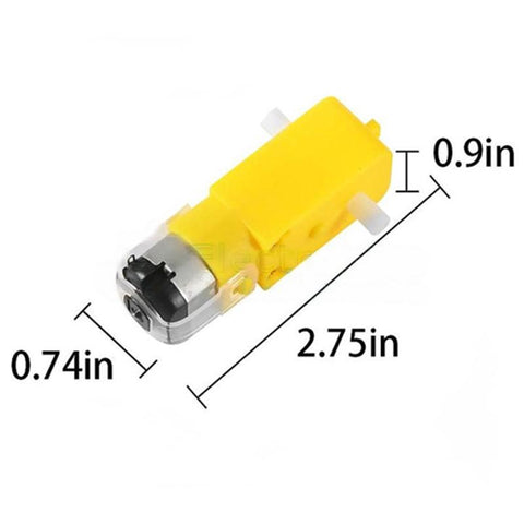 130 Double Shaft Reduction TT Motor for Smart Robot