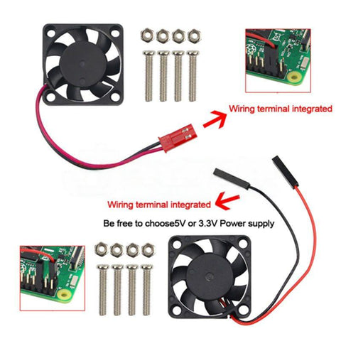 Mini Cooling Fan for Raspberry Pi 4B/3B+