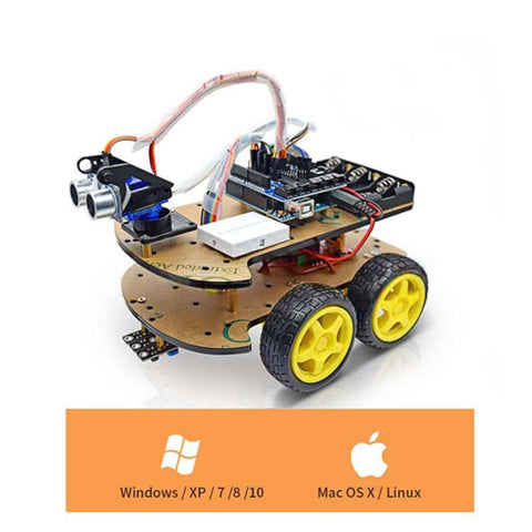 Multi-Functional 4WD Robot Car Chassis Kits
