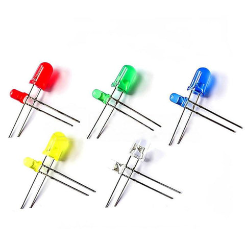 5mm 3mm LED Light Emitting Diode Kit (10 pcs for Each Color, Total 100 pcs)