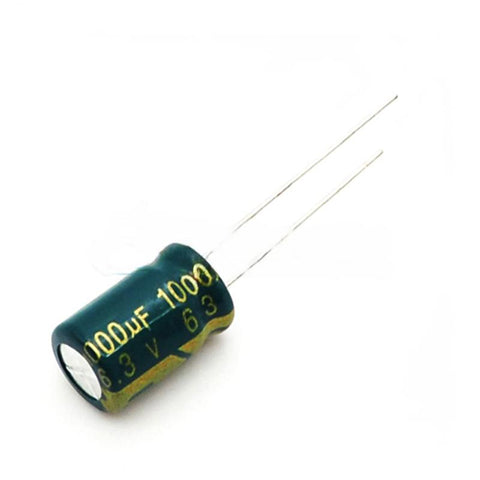 6.3V 100µF/220µF/470µF/1000µF/2200µF/3300µF DIP Electrolytic Capacitor