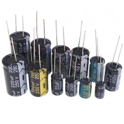250V/450V 4.7μF/10μF/22μF/33μF/47μF/68μF/100μF/220μF DIP Aluminum Electrolytic Capacitor