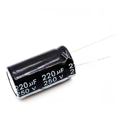 250V/450V 4.7μF/10μF/22μF/33μF/47μF/68μF/100μF/220μF DIP Aluminum Electrolytic Capacitor