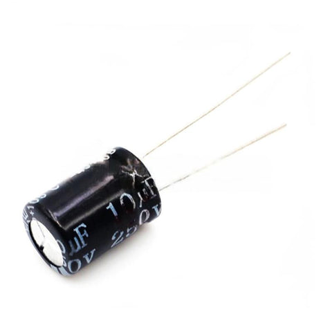 250V/450V 4.7μF/10μF/22μF/33μF/47μF/68μF/100μF/220μF DIP Aluminum Electrolytic Capacitor