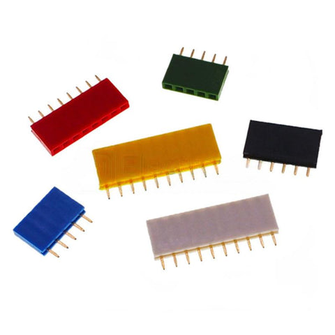 1x3/4/5/6/8/10P 2.54mm Female Single Row Socket