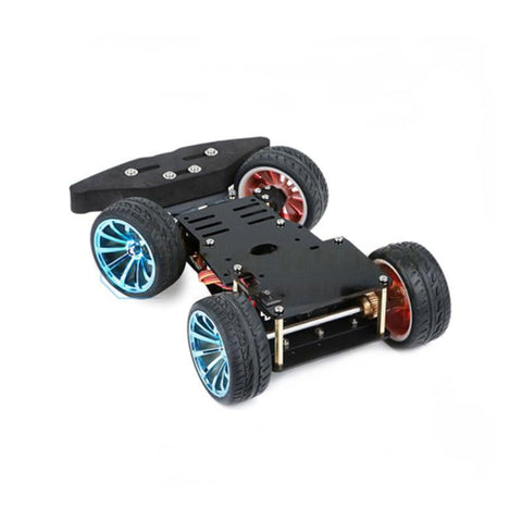 4WD RC Smart Car Metal Chassis Kit