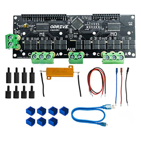 Makerbase ODrive 3.6 FOC BLDC Servo Dual Motor Controller