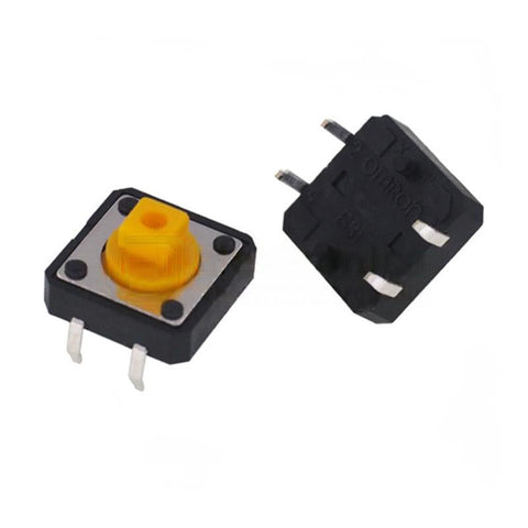 12 x 12 x 7.3 mm B3F-4055 OMRON 4-Pin DIP Micro Touch Switch and Cap