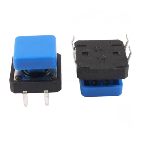 12 x 12 x 7.3 mm B3F-4055 OMRON 4-Pin DIP Micro Touch Switch and Cap