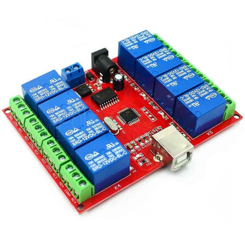 1/2/4/8 Channel USB Control Switch Relay Module
