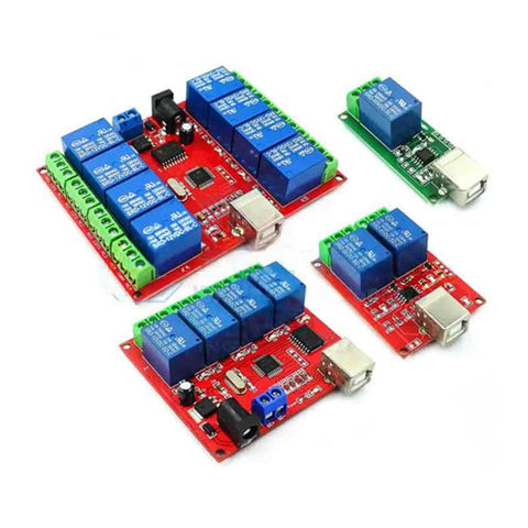 1/2/4/8 Channel USB Control Switch Relay Module