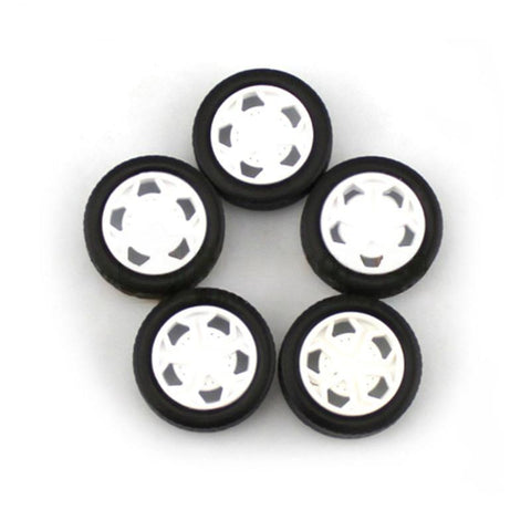 2 x 26 mm Model Rubber Wheel Tire