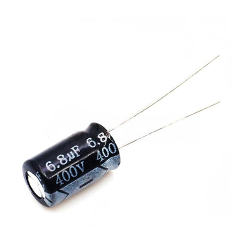 400V 1µF/10µF/3.3µF/4.7µF/6.8µF/2.2µF/22µF/33µF/47µF/68µF/100µF DIP Aluminum Electrolytic Capacitor