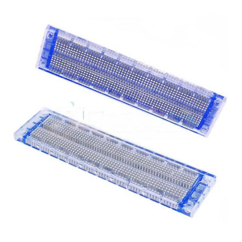 SYB-120 4.6cm*17cm Transparent Blue BreadBoard
