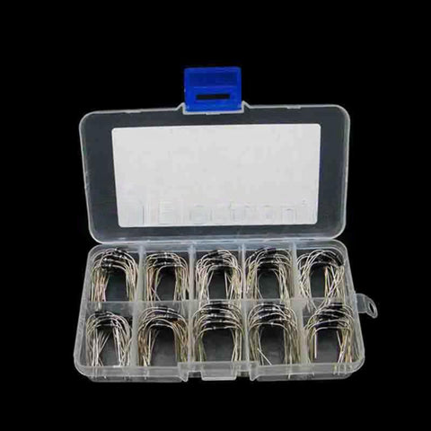 200 pcs 10 Values 1N4001-1N4007 1N5817-1N5819 Rectifier Diode Kit