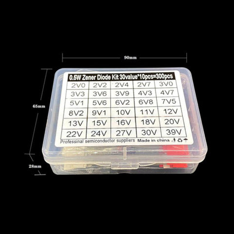 200 pcs 10 Values 1N4001-1N4007 1N5817-1N5819 Rectifier Diode Kit