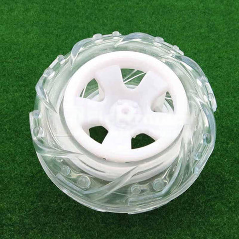 3 x 78 mm Transparent Rubber Wheel