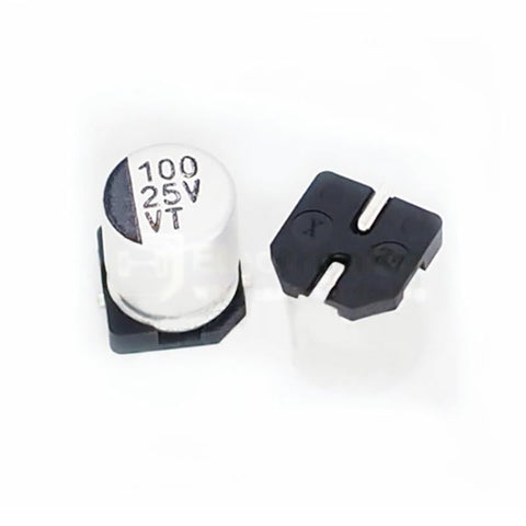 25V 10/22/33/47/100/220/330/470/1000/2200μF SMD Aluminum Electrolytic Capacitor