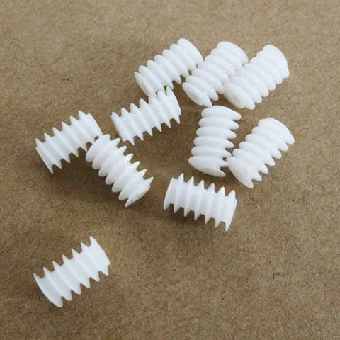 10 pcs 6*10 (2A) Worm Turbine Reduction Plastic Gear