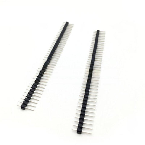 2.54mm 40 Pin Single Row Black Male Header Needle