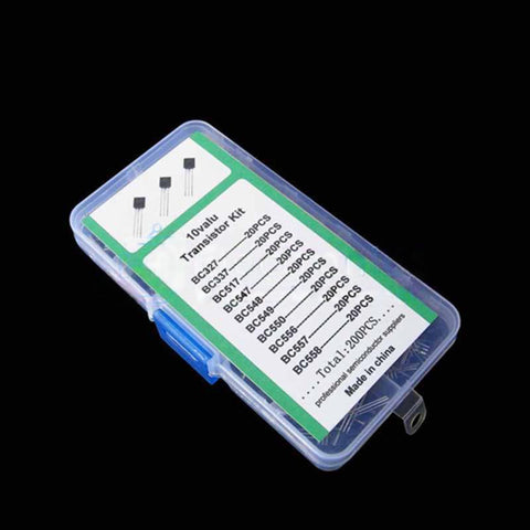 200 pcs 10 Values BC327-BC558 Triode Kit