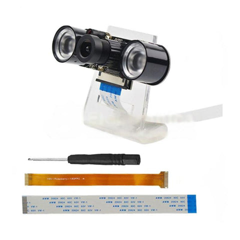 Raspberry Pi 4B/3B+ 130 Degree Infrared Night Vision Camera Kit