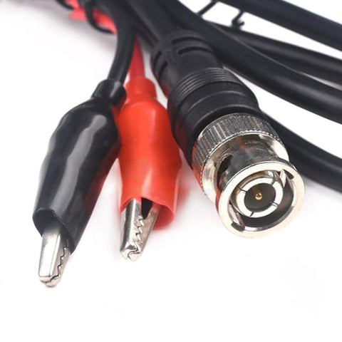 BNC to Crocodile Clip Oscilloscope Probe Detection Cable