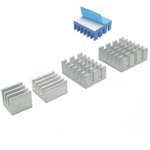 4 pcs Aluminum Heatsink Set for Raspberry Pi 4