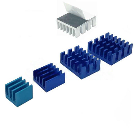 4 pcs Aluminum Heatsink Set for Raspberry Pi 4