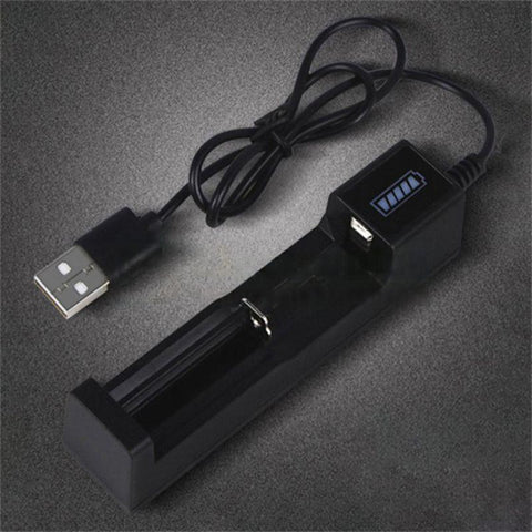 18650 USB Single Slot Battery Charger