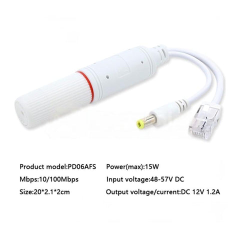 48V to 5V POE/Micro USB Splitter for Raspberry Pi