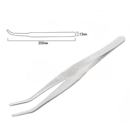 CT Stainless Steel Tweezers with Non-slip Teeth