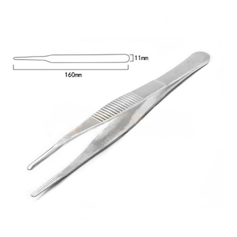 CT Stainless Steel Tweezers with Non-slip Teeth